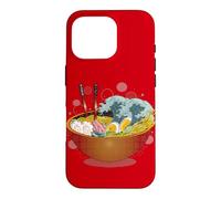 Ramen Tsunami Warning: Delicious Bowl of Tidal Wave Noodles Case for iPhone 16 Pro
