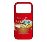 Ramen Tsunami Warning: Delicious Bowl of Tidal Wave Noodles Case for iPhone 17 Pro