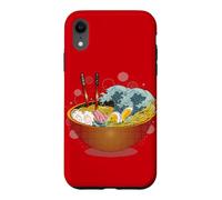 Ramen Tsunami Warning: Delicious Bowl of Tidal Wave Noodles Case for iPhone XR