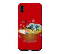 Ramen Tsunami Warning: Delicious Bowl of Tidal Wave Noodles Case for iPhone XS Max