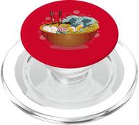 Ramen Tsunami Warning: Delicious Bowl of Tidal Wave Noodles PopSockets PopGrip for MagSafe