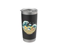 Ramen Wave Great Wave Japanese Noodle Bowl Funny Anime Food Stainless Steel Insulated Tumbler