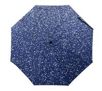 rameoti Windproof Umbrella 8 Ribs Starry Bling Glitter Travel Umbrella for Ladies Automatic Durable & Compact Sun Parasol for Women Black Anti-UV Coating Womens Birthday Gifts