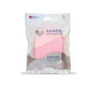 Ramer Shower Sponge - Super Soft Body Sponge Small (Pink)