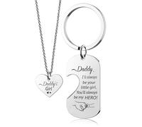 RAMESONL Couples Best Friends Necklace for 2,BFF Pendant Necklaces Matching Relationship Anniversary Promise Birthday Gifts for Couples Friend Teens Women Men, Adjustable Size, Stainless Steel, No