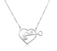 RAMESONL Fashion Elegant Hollow Out Pendant Moon Cat,Bird,Steel Printed Rose,Luck Clover Shell Necklace,Butterfly Rabbit Pendant Animal Necklace Cute Inspiring Gifts for Women Men Daughter Teens