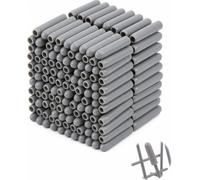 RAMGLYO Dish Rack Protective Caps, Pack of 100, Grey, Dishwasher Basket Cover Caps with Extra Rust Protection, Scratch-Resistant Accessories for Dishwasher Basket Repair and Noise Protection