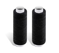 Ramlur 2 Pcs Sewing Thread, 200 Yards Black Threads for Sewing