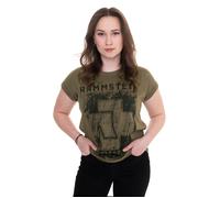 Rammstein - 6 Herzen Oliv - Girly - green - 3XL - 100% Cotton 3XL