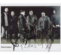 Rammstein FULLY SIGNED Photo 1st Generation PRINT Ltd 150 + Certificate (2)