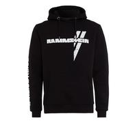 Rammstein Hoodie Kauzenpullover "Broken Logo" (L), official band merchandise