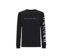 Rammstein Long-Sleeved Shirt with Chest and Sleeve Print Longsleeve Sehnsucht, Official Band Merchandise, Black, XL