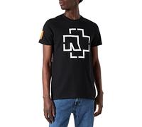 Rammstein Men's Logo Tee T-Shirt, Black, M, RS020