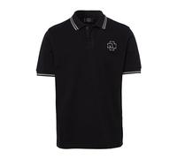 Rammstein Polo Shirt Black Schwarz Official Band Merchandise with Logo Stick, L