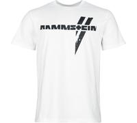 Rammstein Schwarzer Balken T-Shirt white 5XL