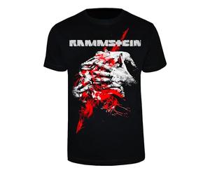 Rammstein T-Shirt Angst Black Official Band Merchandise Fan Shirt with Chest and Back Print, Black, M
