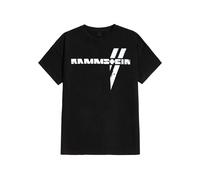 Rammstein - Weiße Balken - T-Shirt - black - S - 100% Cotton S