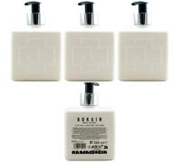 Rammstein White Intense 4in1 Shower Gel 3 x 500ml Body - Face - Hair - Hands