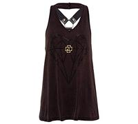 Rammstein Women's top Diamant Strass (L), Official Band Merchandise