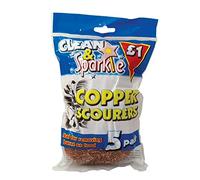 Ramon Clean & Sparkle Copper Scourers Pack of 5 Piece