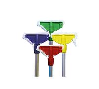 Ramon Hygiene 135cm Aluminium Handle with Fitted Kentucky Mop Holder, For Use with Kentucky Mops, Red AHK135R