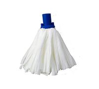 Ramon Hygiene Disposable Socket Mop, White Non-woven Fabric, Blue Socket, 115 g