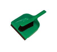 Ramon Hygiene Dust Pan and Brush Set,with Soft Bristles, Green, Large Capacity, Compact Storage