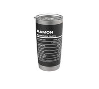 Ramon Nutrition Facts Name Stainless Steel Insulated Tumbler