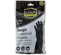 Ramon Pro-Guard Heavy Duty Rubber Gloves Large - 10x10
