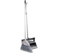 Ramon Red Long Handle Dust Pan & Brush Set - 1x