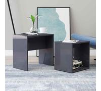 ramona high gloss nesting coffee table - grey