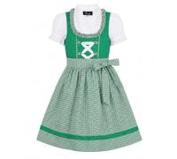 Ramona Lippert - Children's Dirndl Nele Green | Includes Dress, Apron & Blouse | Size 86-164 - Girls Dirndl - Children's Dirndl Girls, Green, 158-164