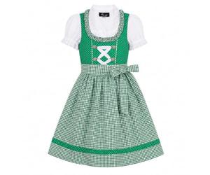 Ramona Lippert - Children's Dirndl Nele Green | Includes Dress, Apron & Blouse | Size 86-164 - Girls Dirndl - Children's Dirndl Girls, Green, 158-164