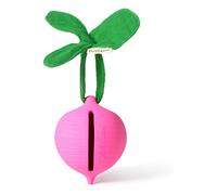 Ramona the radish pacifier holder Pink