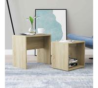 ramona wooden nesting coffee table - sonoma oak