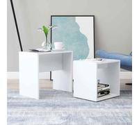 ramona wooden nesting coffee table - white