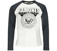 RAMONES - 3D Crest Vinta - Clothing - Baseball Shirt - Medium - F600z