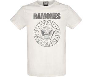 Ramones Amplified Collection - Vintage Shield T-Shirt white XL