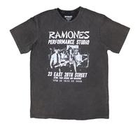 Ramones East Village Limited Edition 999 Only Premium Wash T Shirt S Charcoal