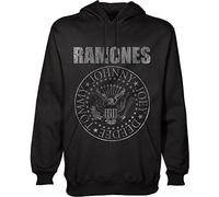 Ramones - Felpa # S Black Unisex # Presidential Seal