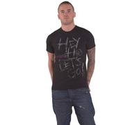Ramones Hey Ho Scratched T-Shirt in Black | Size: Medium Ramones Black M