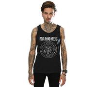 Ramones Men's Distressed Seal Vest Black X-Large