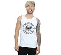 Ramones Men's Europe 77 Seal Vest White Medium