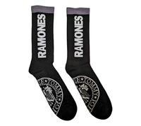 Ramones Men's Presidential Seal Terrycloth Ankle Socks in Black | Size: 4-7 Ramones Black 4-7