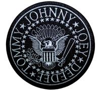 Ramones Presidential Seal Black Woven Patch One Size
