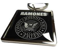 Ramones Presidential Seal Keychain (One Size) (Black/White), Black/White, One Size