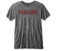 Ramones Presidential Seal Official Tee T-Shirt Mens Unisex (Small) Grey