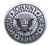 Ramones Presidential Seal White Woven Patch One Size