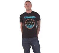 Ramones - Ramones Mens Tshirt -L- Circle Photo Black