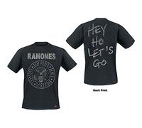 Ramones T-Shirt Seal Hey Ho Unisex Black XL
